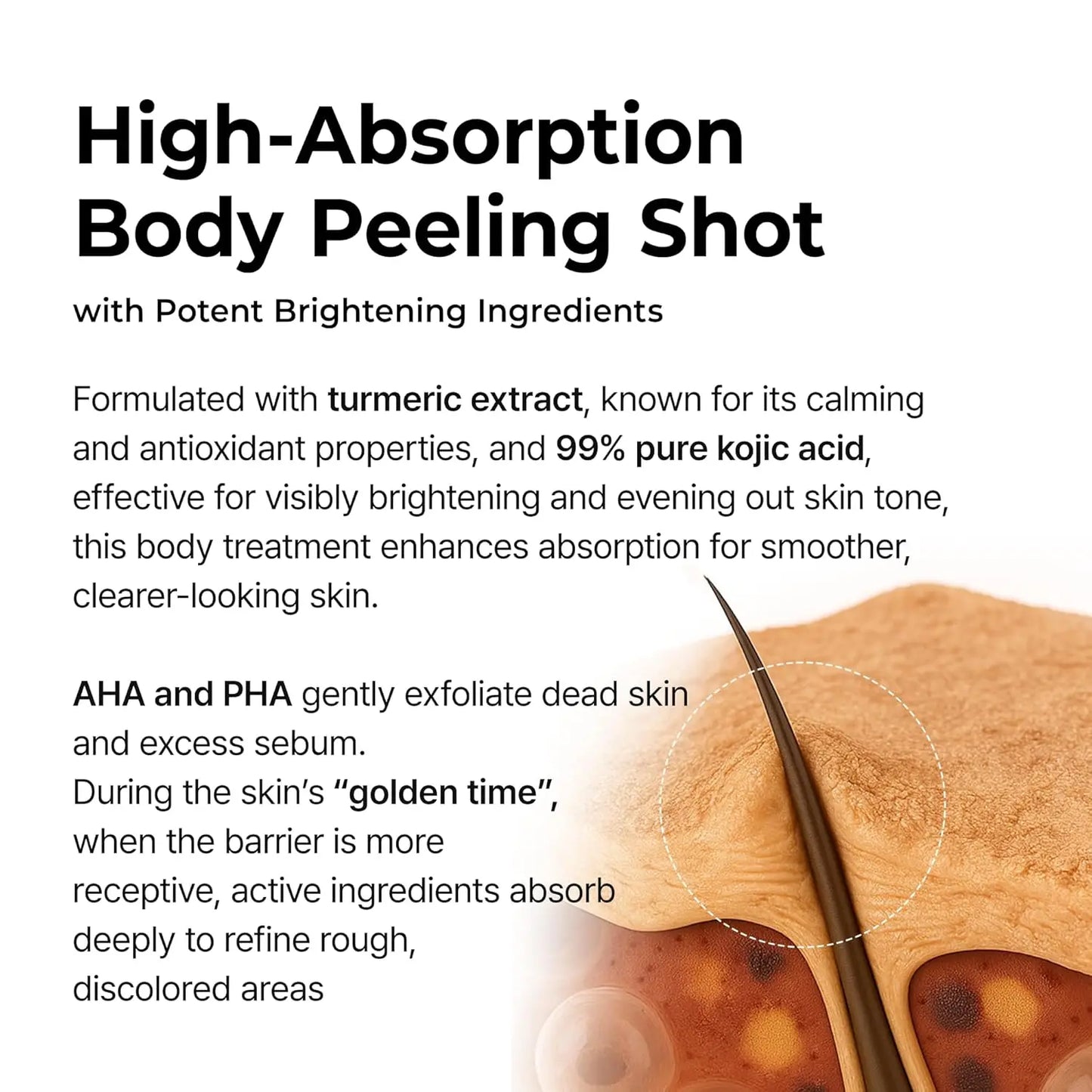 Dr. Melaxin Peel Shot PS Exfoliating Kojic Acid Turmeric Spray